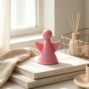 3D Little Angel Silicone Mold For Candle Making DIY Aromatherapy Gypsum Diffuser Stone Handmade Soap Craft Mold Home Decor Gift