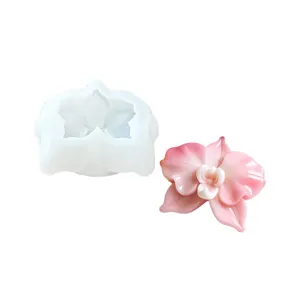 3D Phalaenopsis Silicone Mold Orchid Flower Candle Soap Resin Craft Making Tool Display