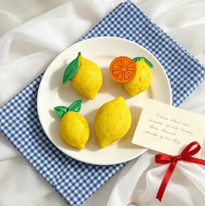 Siliconen citroen fruit fondant mal chocolade bakken taart decoratie tool gedetailleerd
