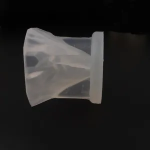 Silicone iceberg mold for DIY scented candles and mousse cake baking, clear detail view.