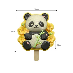 Moule en silicone pour glace panda 3D animal mignon bricolage dessert outil de cuisine