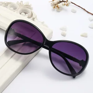 Occhiali da Sole Oversize da Donna Retro Montatura Quadrata Protezione UV400 Lente PC AC Decorazione Floreale in Metallo