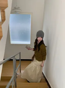 Berretto in maglia stile coreano da donna, cappellino slouchy caldo autunno inverno per uso quotidiano.