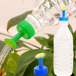 Plastic bottle watering nozzle sprinkler head for potted plants garden irrigation tool