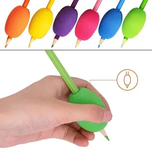 Poignées de crayon en mousse ergonomiques pour une bonne posture d'écriture et confort.