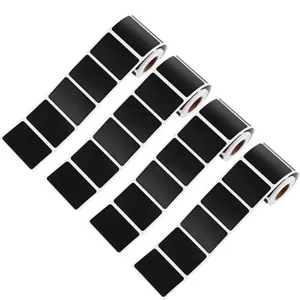 Roll Chalkboard Sticker Labels Removable Black Board Decals With White Pen For Kitchen Home Storage Organization