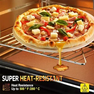 Backmatte fuer Ofen hitzebestaendig antihaft Grillmatte BBQ Dauerbackfolie 40x30 cm