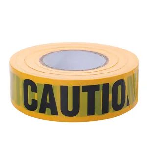 Yellow Caution Tape Roll Warning Barrier Tape Safety Tape for Construction Halloween Decor