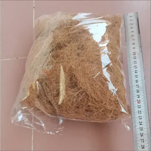 Natural coconut fiber for plant potting, bird nests and pet bedding, eco-friendly filler.