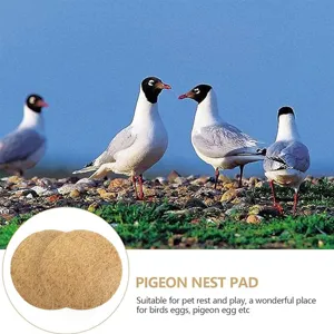 Natuurlijke kokosnoot palm duiven nest mat ademend vogel broedmat en bloempot grond voering