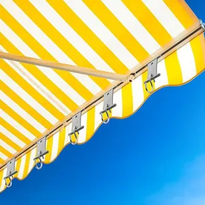 Crochets de store RV en acier inoxydable double trou pour auvent extérieur camping équipement