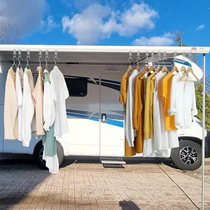 Crochets de store pour camping-car, pinces porte-manteaux robustes pour le camping en plein air.