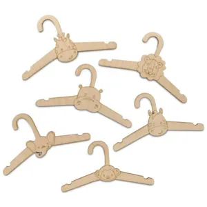 Grucce In Legno Per Bambini e Neonati Simpatico Design Di Animali Selvatici Scaffali Decorativi Per Armadio Per La Stanza Dei Bambini