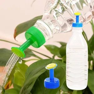 Plastic Potted Plant Watering Sprinkler Bottle Cap Sprayer Garden Irrigation Tool Portable Dual-Head Flower Waterer
