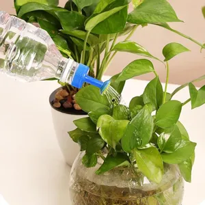 Plastic potted plant watering sprinkler nozzle bottle cap garden irrigation tool new