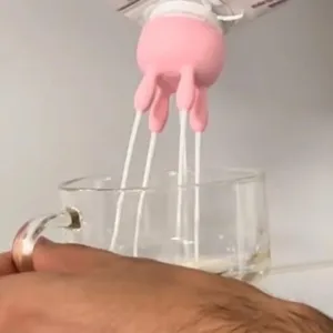 roze koe uier milkkarton tuit siliconen vloeistof dispenser voor thuisgebruik