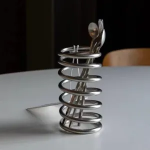 Soportes para cepillos de dientes de metal organizador de escritorio portalápices