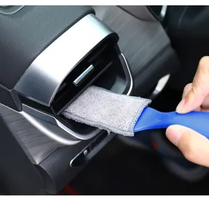 Spazzola per pulizia bocchette aria auto microfaser per cruscotto e polvere rimozione