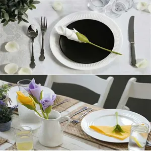 Tulip napkin holders flower folding tools romantic table decor for dinner party settings.