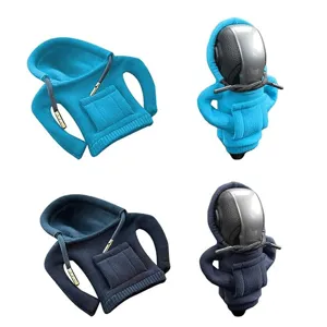 Divertida Funda de Palanca de Cambios de Coche Mini Sudadera Linda Protector de Pomo Universal Accesorios Decorativos de Interior