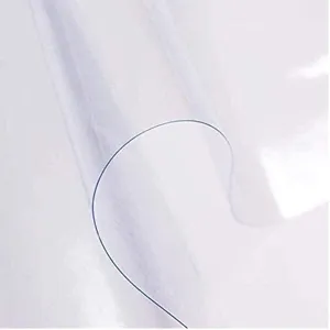 Nappe de table transparente PVC impermeable anti-huile housse de table claire pour cuisine