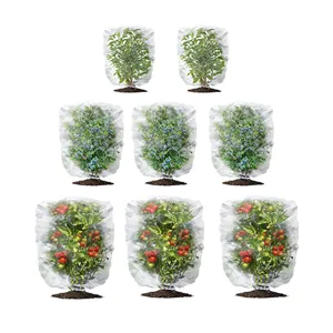 Rete di Protezione per Piante Copertura in Rete con Coulisse Giardino Albero da Frutto Protezione Antinsetto Barriera per Uccelli Forniture da Giardino