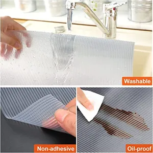 Waterdichte transparante ladevoering antislip plankmat afwasbare kastbeschermer mat