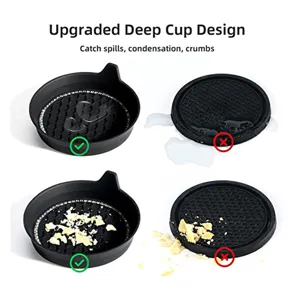 Car anti-slip rhinestone cup holder coaster deep design silicone auto interior mat.