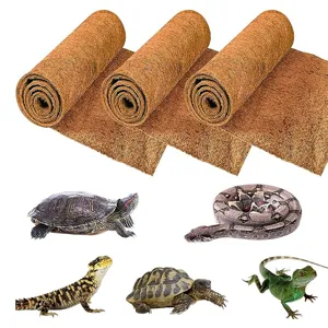Natural Coconut Fiber Pet Mat Reptile Carpet Garden Anti-Slip Pad Plant Thermal Protection Winter Warm Mat