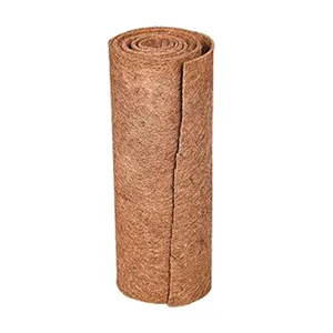Natural coconut coir mat roll for reptile pet turtle tank, garden anti-slip and plant warmer.