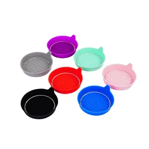 Car silicone cup coaster anti-slip mat diamond rhinestone auto interior accessories
