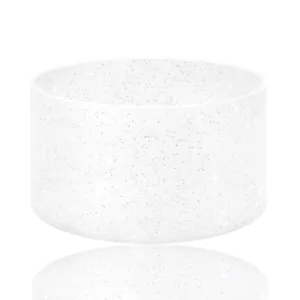 Glitter siliconen fleshoes detailweergave, antislip beschermend accessoire voor beker.