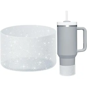 Glitter Siliconen Beker Beschermhoes Antislip Slijtvaste Mokhoes Vervanging Accessoire