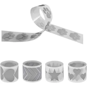 Cinta reflectante de transferencia térmica plateada rollo DIY película 3cm set.