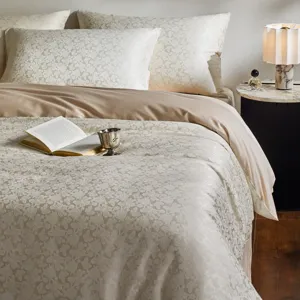 Luxury Light Luxury Long Staple Cotton Jacquard Bedding Set Soft Skin-Friendly Breathable Four-Piece Bed Sheet Set For Bedroom