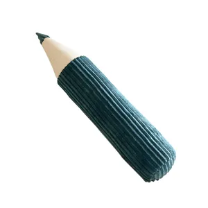 Creatief Potloodvormig Lang Sierkussen Ribvelours Afneembaar Wasbaar Bed Bank Kussen Schattige Slaapmetgezel Kussen