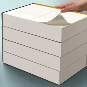 Bloc de notas cuadriculado B5 arrancable, cuaderno de papelería minimalista para estudiantes.