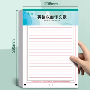 Verdikt A4 Engels dubbelzijdig compositiepapier voor examenpraktijk en dagelijks schrijven