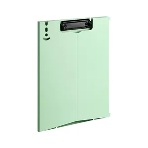 Opvouwbare A4 klembord standaard groen plastic kantoor documentenhouder voor school