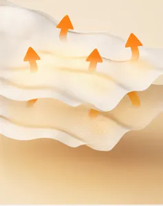 Vue détaillée du tissu de couette d'été respirant montrant une structure multicouche.