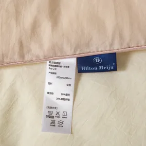 Hochwertige temperaturregulierende Seidendecke 200x230cm mit reinem Baumwollbezug.