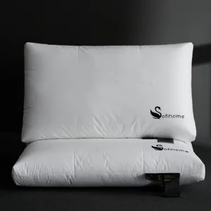 White hotel pillow core cotton soft comfortable breathable bedroom home sleeping pillow core