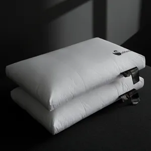 Premium hotel pillow white cotton soft comfortable durable home bedroom bedding essential core.