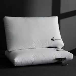 White hotel pillow core soft comfortable cotton core breathable bedroom bedding pillow insert
