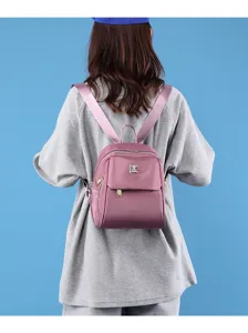 Fashion women nylon mini backpack casual daily travel bag stylish small daypack purple bag