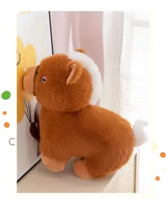 Schattig dikkig kortbenig pony pluche speelgoed pop baby rustgevende lapjespop huisdecoratie