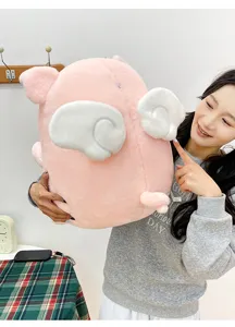 Rosa maiale peluche carino animale di peluche cuscino morbido regalo San Valentino