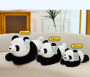 Adorable panda de peluche cojín para dormir suave muñeca regalo para niñas 30-65cm