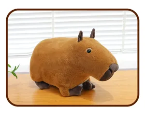 Süßes Kapibara Plüschtier Simulation Tier Stoffpuppe weiche Heimdekoration Kinder Geschenk
