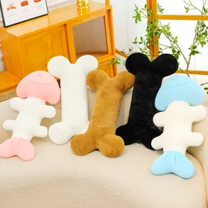 Cute fish bone plush pillow soft sofa cushion creative living room home decorative pillow